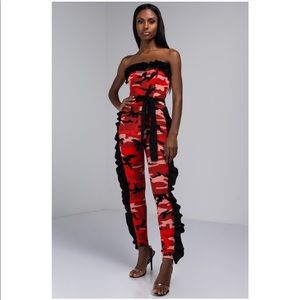 Akira camouflage jumpsuit